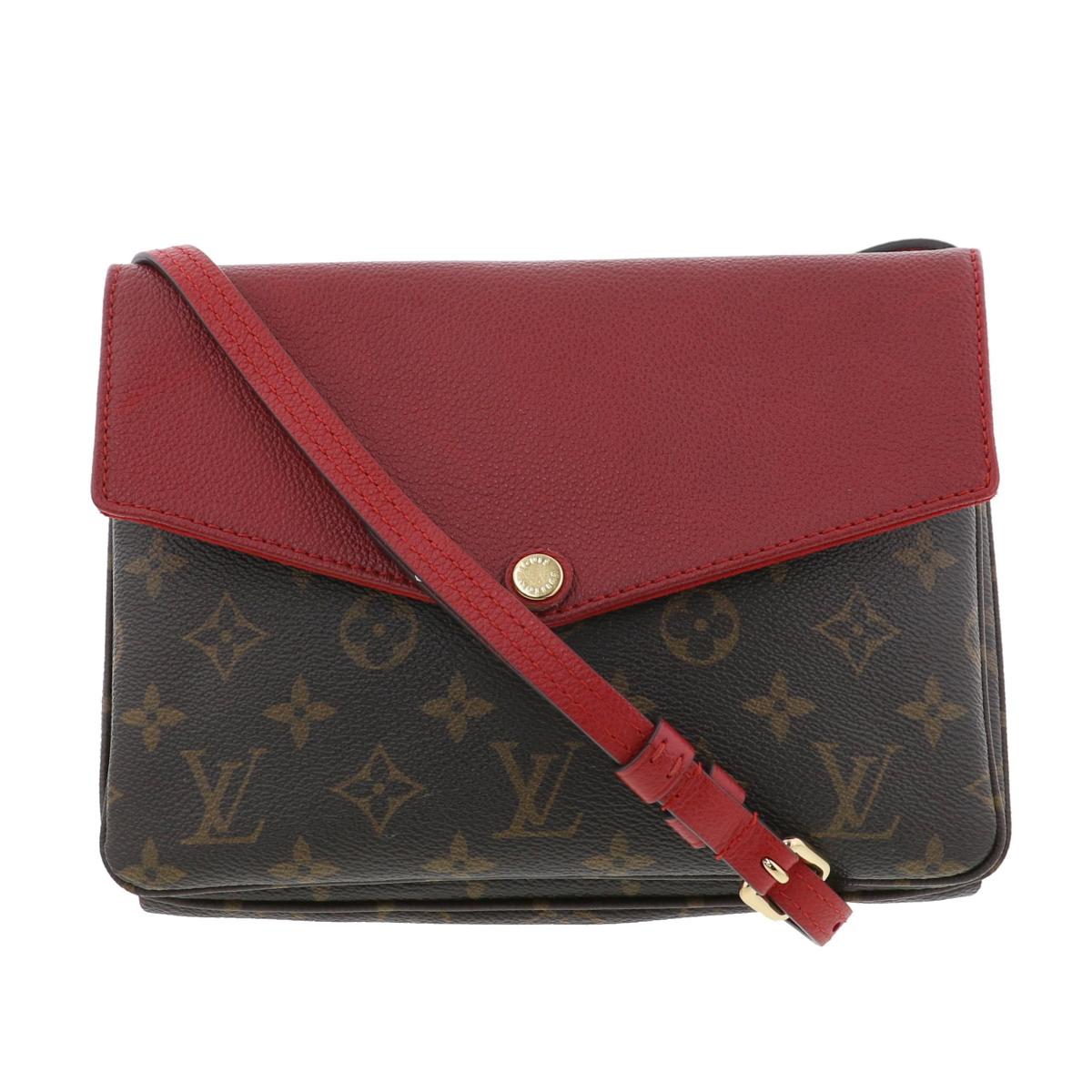 【中古】 LOUIS VUITTON （ルイヴィトン） トワイス バッグ ショルダー/メッセンジャーバッグ Monogram モノグラム M50184 used:AB