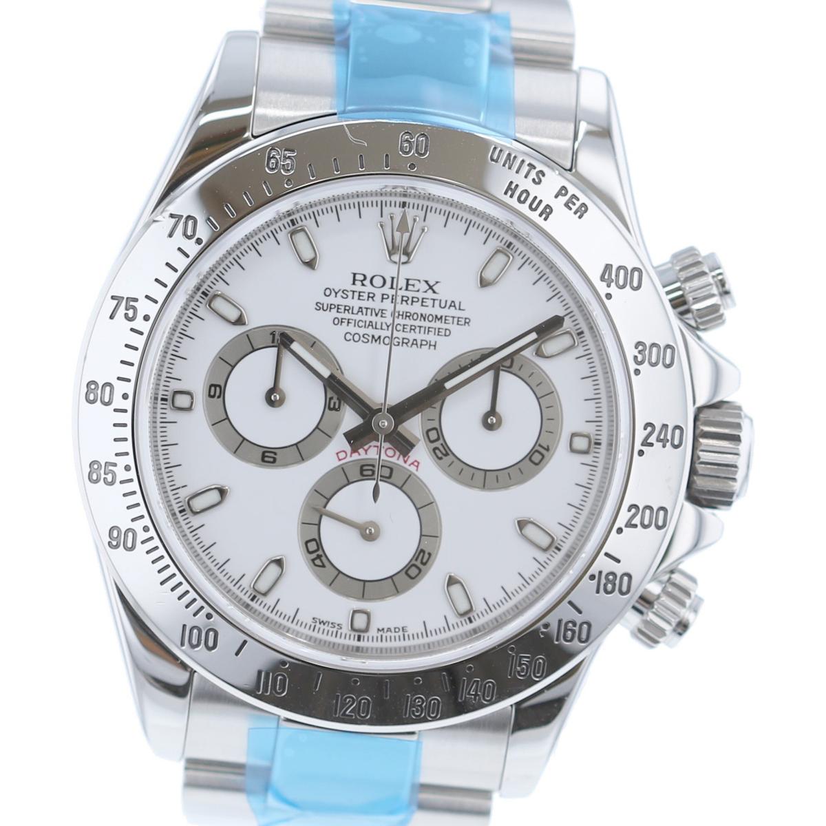 【大特価SALE】【即日発送・水曜定休日・木曜発送】【美品】【RI】 ROLEX （ロレックス） コスモグラフ デイトナ 時計 自動巻き/メンズ コスモグラフデイトナ White/ホワイト 116520 used:A