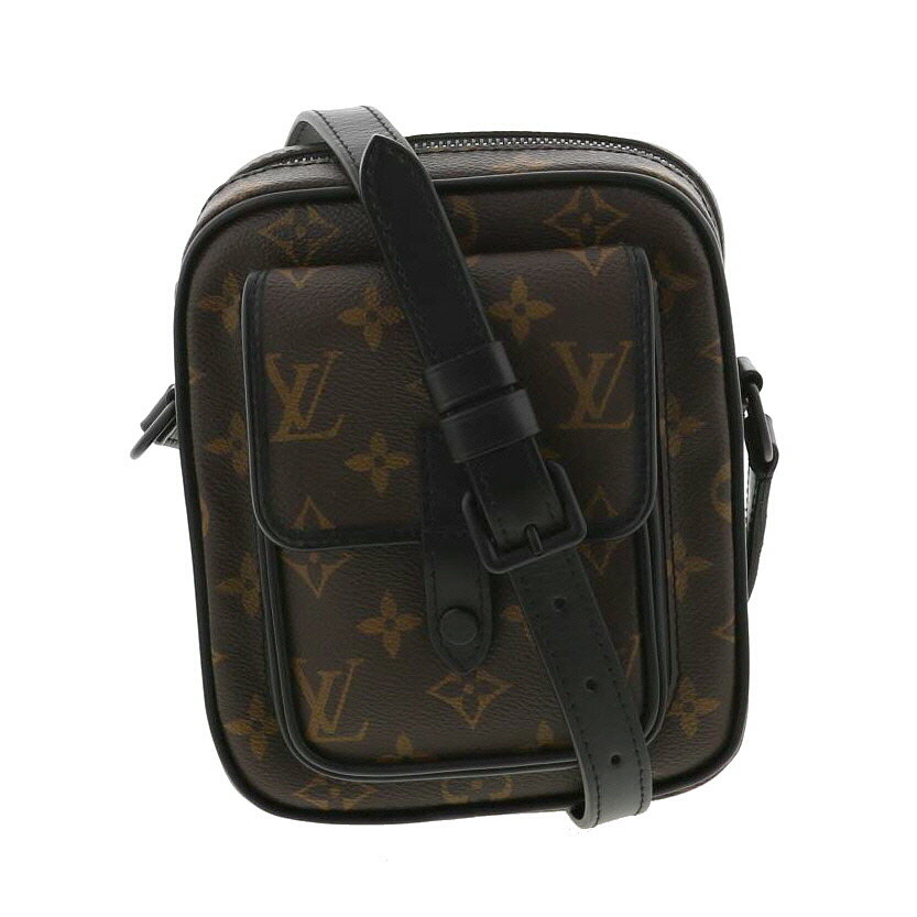 【即日発送・水曜定休日・木曜発送】【中古】【オススメ】【RI】 LOUIS VUITTON （ルイヴィトン） クリストファー・ウエラブル ウォレット バッグ ショルダー/メッセンジャーバッグ monogram makassar ブラウン・ブラック M69404 used:Bのサムネイル