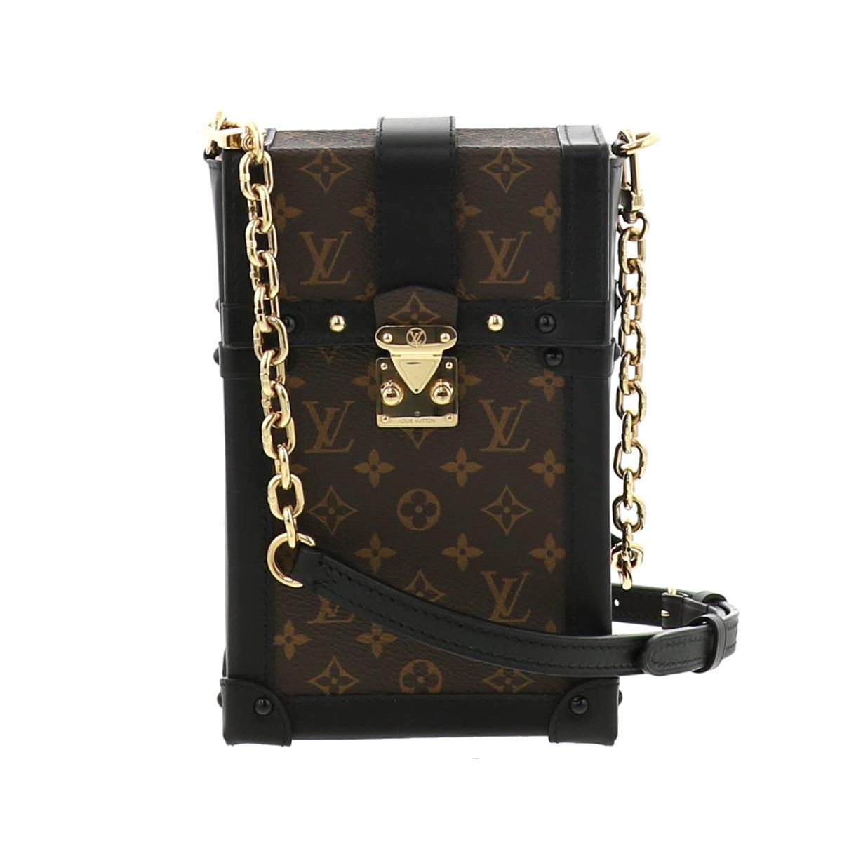 【最終値下げ品】【即日発送・水曜定休日・木曜発送】【美品】【オススメ】LOUIS VUITTON （ルイヴィトン） ポシェット・トランク ウ゛ェルティカル バッグ ショルダー/メッセンジャーバッグ モノグラム Brown／ブラウン M63913 used:ABのサムネイル