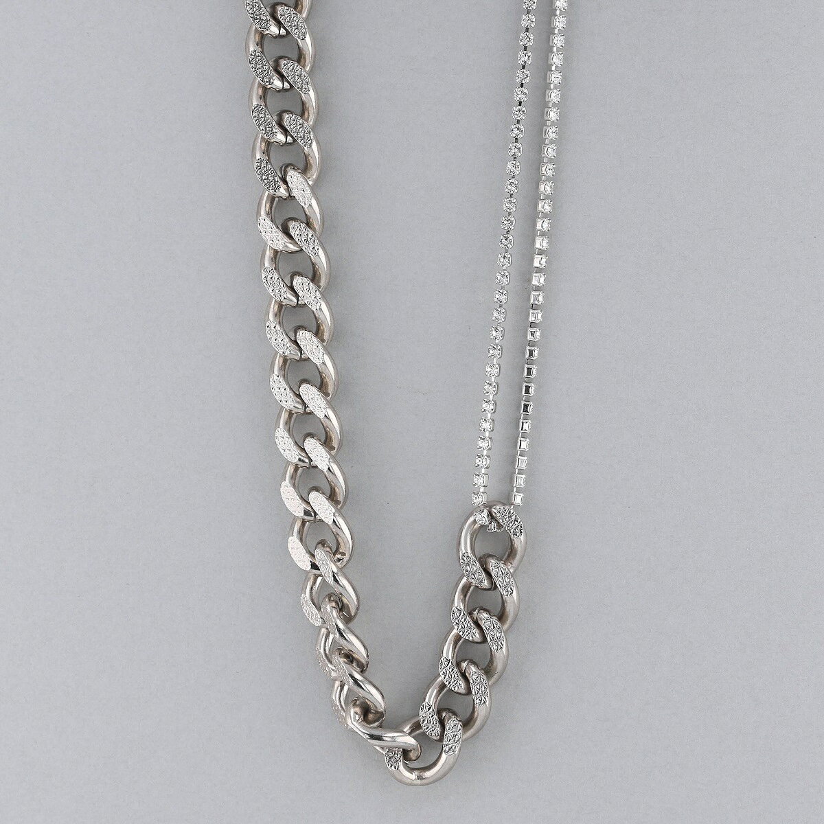 【最終値下げ品】【中古】Selection （セレクション） JUSTINE CLENQUET 喜平 チョーカー ネックレス ブランドジュエリー ブレスレット/バングル/アンクレット Silver used:B