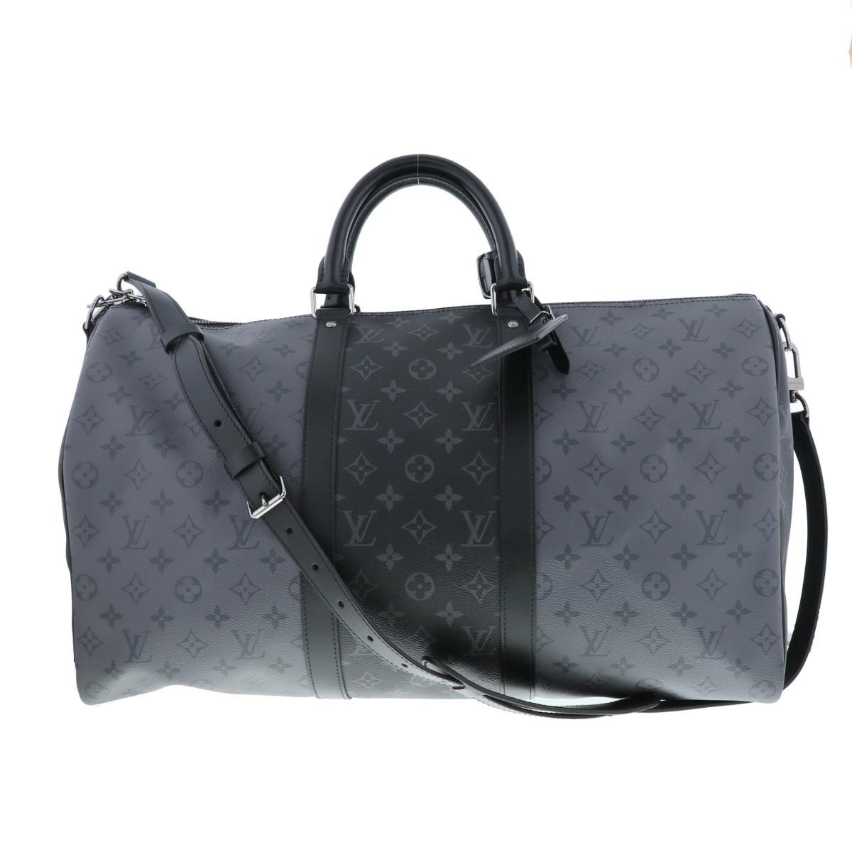 【即日発送・水曜定休日・木曜発送】【美品】【RI】LOUIS VUITTON （ルイヴィトン） キーポル・バンドリエール 50 バッグ ボストンバッグ monogram-eclipse Black/ブラック M45392 used:Aのサムネイル
