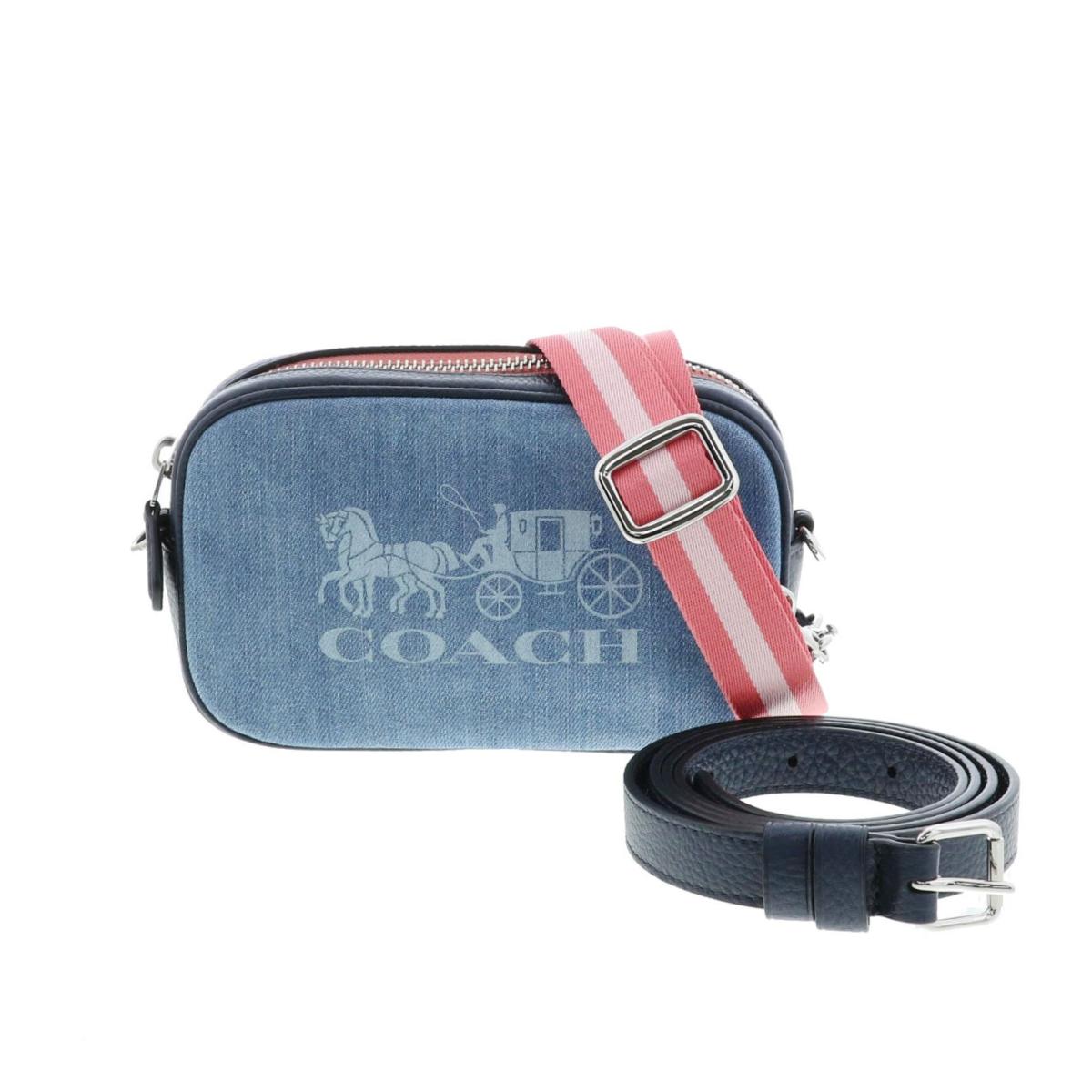 【即日発送・水曜定休日・木曜発送】【美品】【RI】 COACH （コーチ） デニム ボディバッグ バッグ ウェスト/ボディバッグ Blue/ブルー