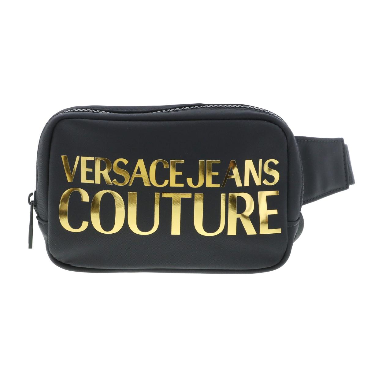 【中古】 VERSACE （ヴェルサーチ） ナイロン ベルトバッグ 72YA4BF2 899 バッグ ウェスト/ボディバッグ Black free used:A