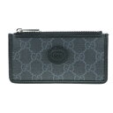 【即日発送・水曜定休日・木曜発送】【極上品】【RI】 GUCCI （グッチ） インターロッキングG カードケース 小物 名刺入れ/カードケース GG Supreme Black/ブラック 697717 unused:S