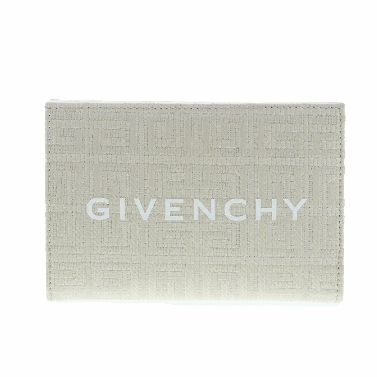 【中古】GIVENCHY （ジバンシー） Gカットウォレット 二つ折り財布 財布 二つ折り財布(小銭入有) Ivory BB60L4B1GT used:A