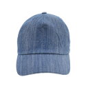 【中古】LOUIS VUITTON （ルイヴィトン） モノグラム・キャップ・コンステレーション 服飾 帽子/手袋 monogram Indigo ブルー デニム M7136M used:A