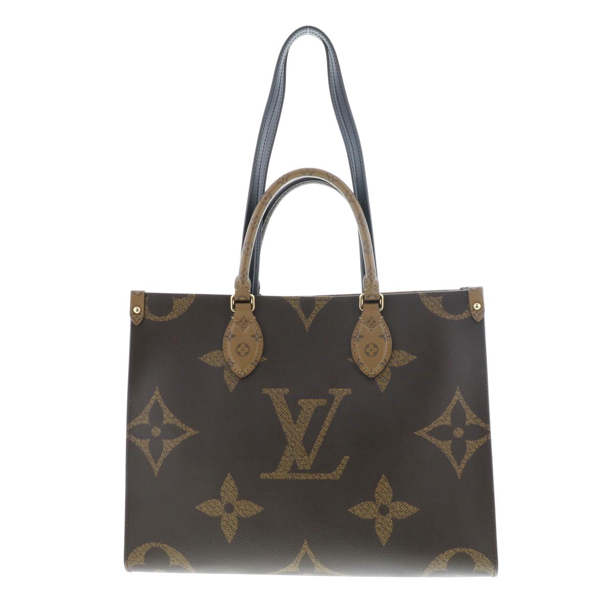 ルイヴィトン オンザゴー バッグ レディース LOUIS VUITTON ルイヴィトン オンザゴー MM モノグラム ジャイアント リバース ハンドバッグ トートバッグ RS M45321 Monogram