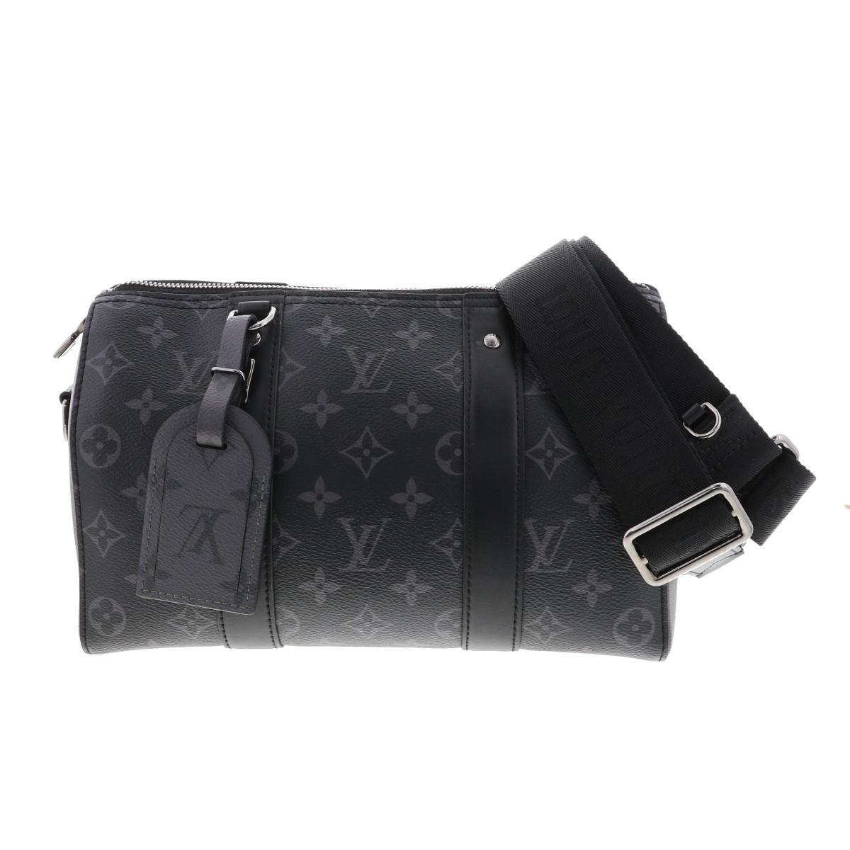 モノグラム 【即日発送・水曜定休日・木曜発送】【美品】【RI】 LOUIS VUITTON （ルイヴィトン） シティ・キーポル バッグ ショルダー/メッセンジャーバッグ monogram-eclipse Black/ブラック M45936 used:AB