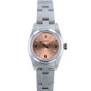 yÁzROLEX ibNXj ICX^[p[y`A v /fB[X OYSTER PERPETUAL Pink 76080 used:A