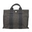 ★美品★HERMES エルメス エールライントート PM RS トートバッグ 101056M Gray Canvas グレー