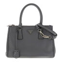 PRADA iv_j U[ 2WAY g[gobO obO V_[/bZW[obO Gray BN2863 used:AB[ROR]