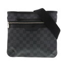 yÁz LOUIS VUITTON iCBgj g}X obO V_[/bZW[obO _~G ubN  _~GOtBbg Damier/Graphite Black N58028 used:B