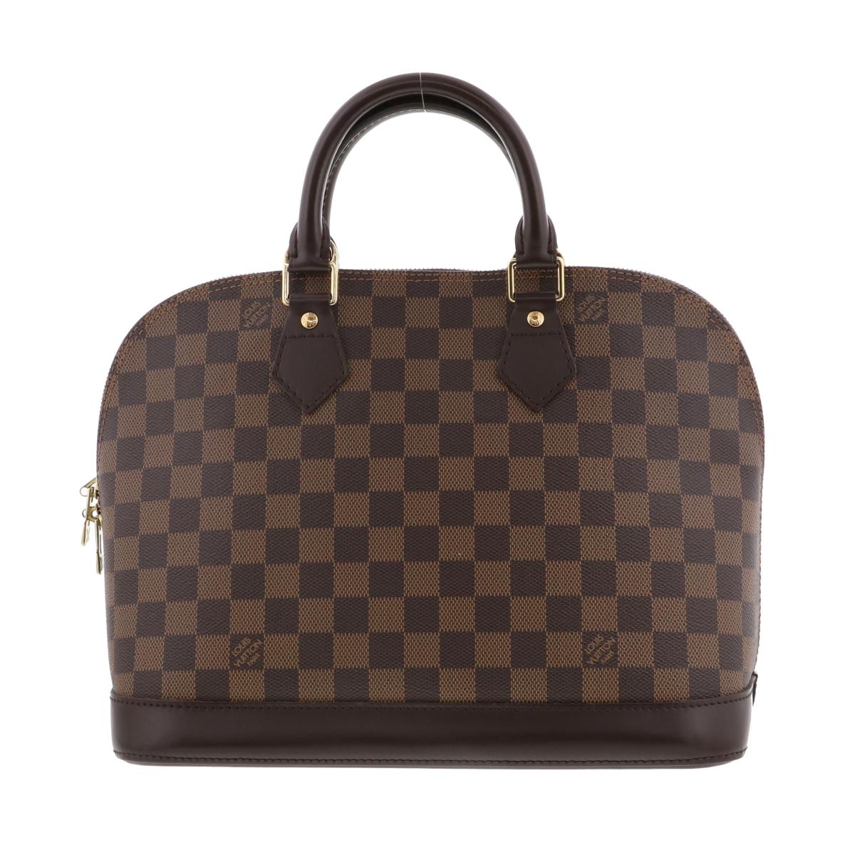 【即日発送・水曜定休日・木曜発送】【美品】【RI】 LOUIS VUITTON （ルイヴィトン） アルマ バッグ ハンドバッグ Damier Ebene Brown/ブラウン N51131 used:AB