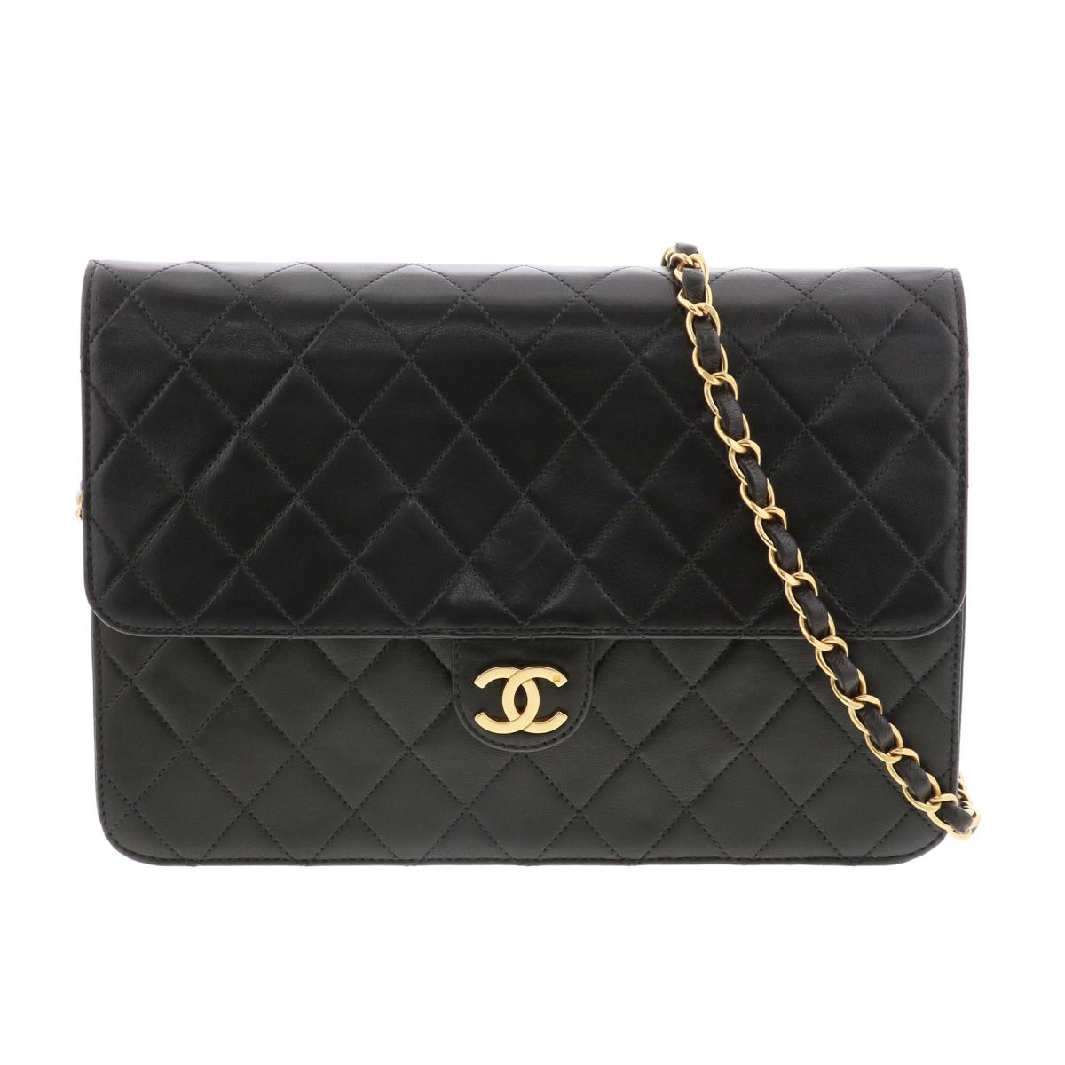 【即日発送・水曜定休日・木曜発送】【中古】【RI】 CHANEL （シャネル） マトラッセ25 チェーン ショルダーバッグ バッグ ショルダー/メッセンジャーバッグ マトラッセ Black/ブラック A03570 used:B