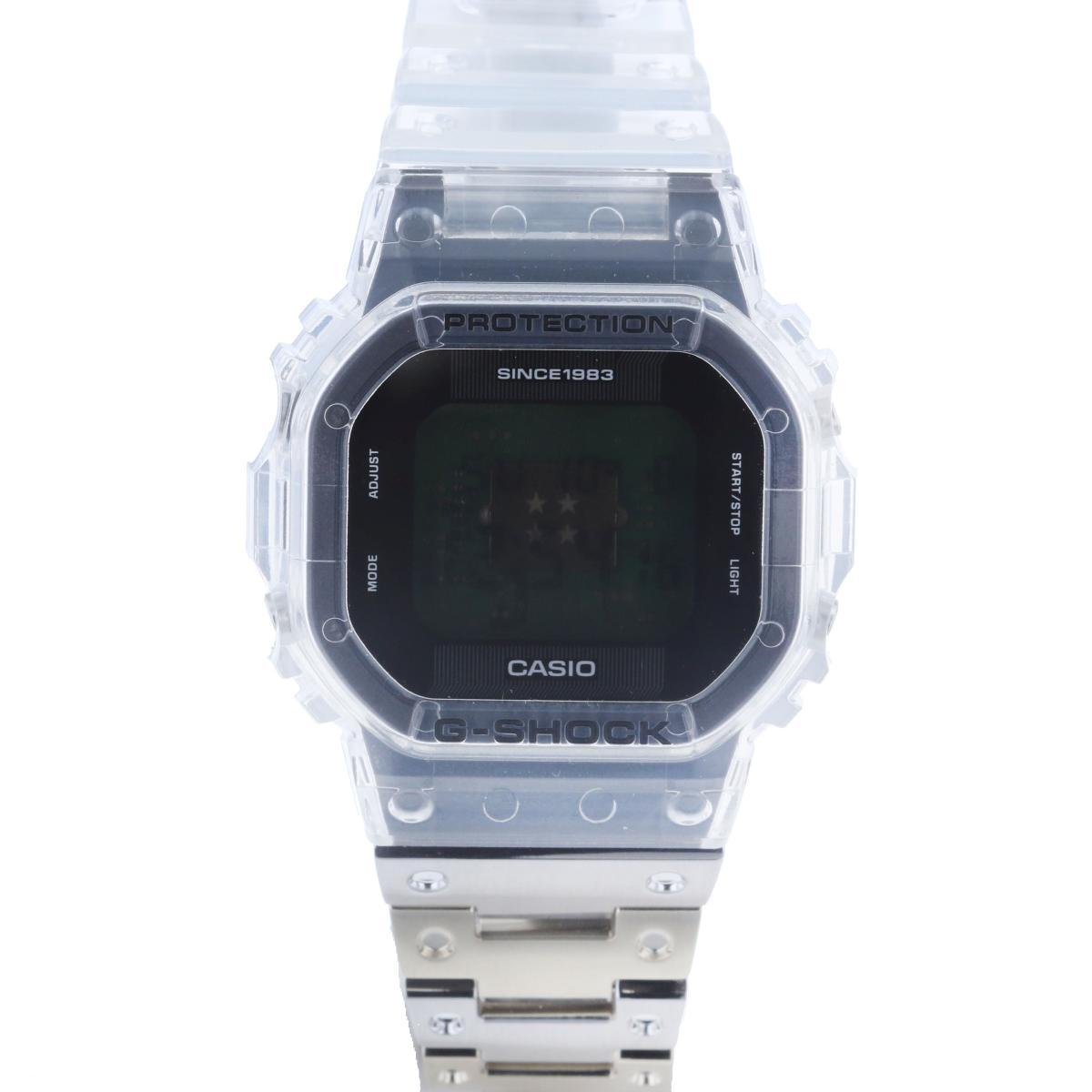 【最終お値下げ】【中古】CASIO （カシオ） G-SHOCK 40th限定 クリアミックス 時計 クオーツ/メンズ White unused:S