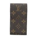 LOUIS VUITTON (ルイヴィトン) エテュイ・シガレット 小物 タバコ/メガネ/携帯ケース Monogram Brown M63024 used:B ...
