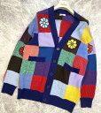 【中古】 MONCLER (モンクレール) ×J.W. Anderson (JWアンダーソン) パッチワーク クロシェ カーディガン 花柄 メンズ ユニセックス...