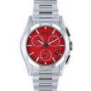 【中古】 GUCCI (グッチ) パンテオン クロノグラフ 34mm 時計 クオーツ/ボーイズ パンテオン Red 115.4 used:B
