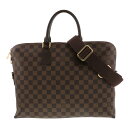 【中古】 LOUIS VUITTON (ルイヴィトン) ポルトドキュマンジュール バッグ ビジネスバッグ/ブリーフケース ダミエ Brown N42242 us...