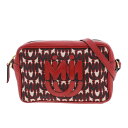【最終値下げ】MIUMIU (ミュウミュウ) MM(Paris)コラボ ショルダーバッグ バッグ ショルダー/メッセンジャーバッグ eMIUticonsコレクシ...