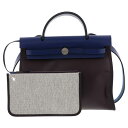 【中古】 HERMES (エルメス) エールバッグジップPM バッグ ショルダー/メッセンジャーバッグ HERBAG/エールバッグ Purple パープル 06...