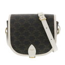CELINE セリーヌ トリオンフ ミディアム フォルコ ショルダーバッグ カーキ メッセンジャーバッグ Medium Folco Khaki 191502 used:AB【中古】