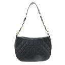 【中古】CHANEL シャネル マトラッセ キャビア ワンショルダーバッグ ブラック 【ROR】(4)