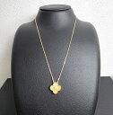 ★ Van Cleef & Arpels (ヴァンクリーフ & アーペル)ヴィンテージ アルハンブラ 1P ダイヤモンド ネックレス 2018年 クリスマス限定...