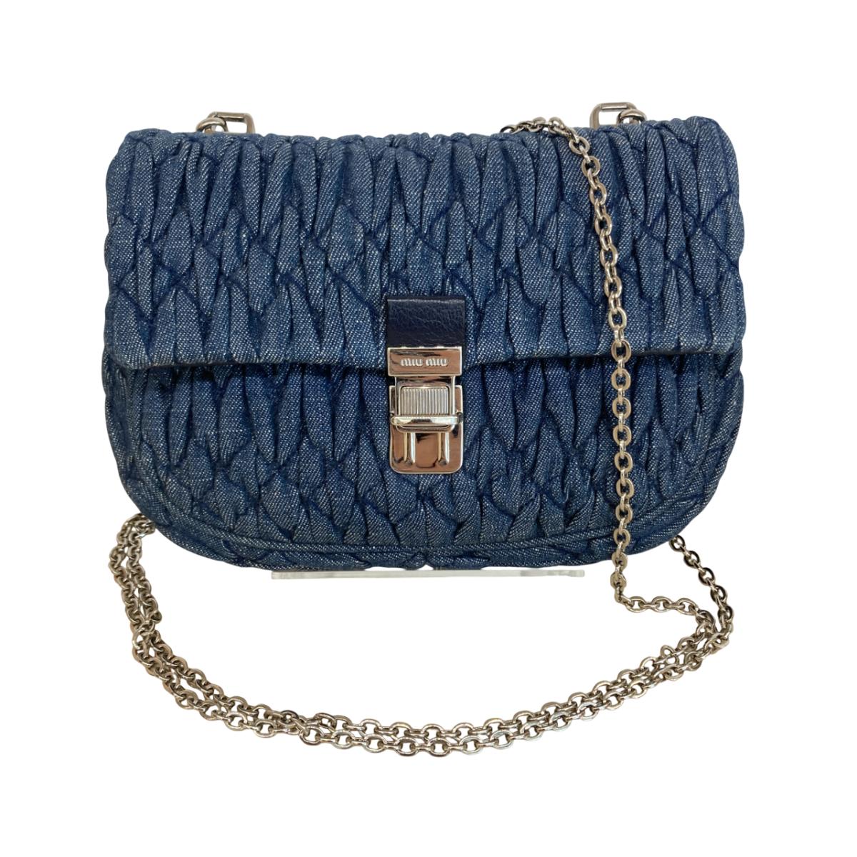 MIU MIU デニム メッセンジャーバッグ 楽天市場】miumiu デニム(ショルダーバッグ・メッセンジャー