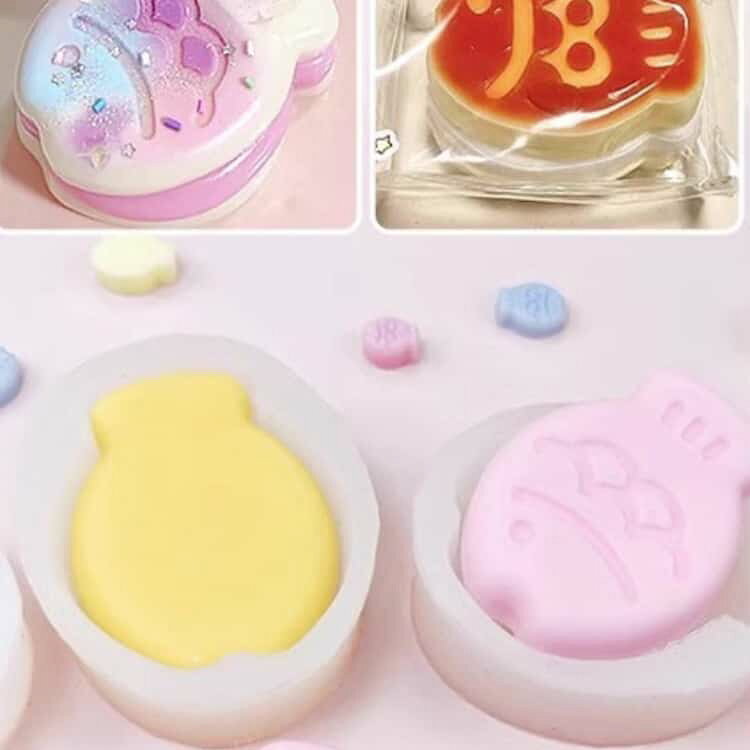 スクイーズ キット スクイーズ 手作り セット スクイーズレジン 200ml 液体 肉球モールド フロッキングパウダー付き スクイーズおもちゃ 作る DIY ストレス解消 グッズ 握る スクイーズ玩具 柔らかい 誕生日 プレゼント 子供 収納ケース付き rizelife-hacks-10011150 rize商店 サンプル画像2