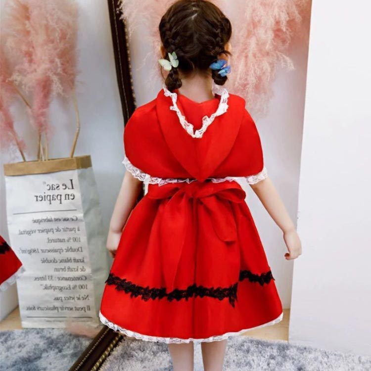 ハロウィン キッズ パーティー なりきり 赤ずきんちゃん キッズ コスプレ 仮装 コ...