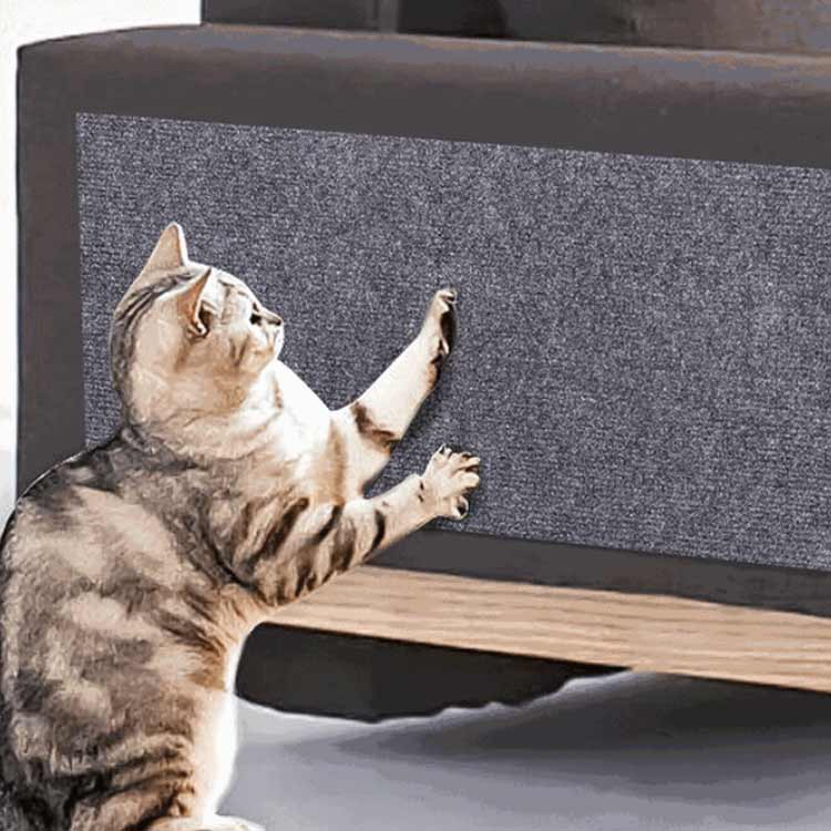 つめとぎネコ 猫 大判 粘着式 爪とぎ マット 爪とぎ 自由に裁断 爪研ぎシート 60×1...