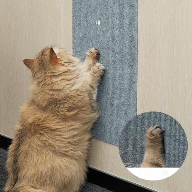 つめとぎネコ 猫 大判 粘着式 爪とぎ マット 爪とぎ 自由に裁断 爪研ぎシート 60×1...