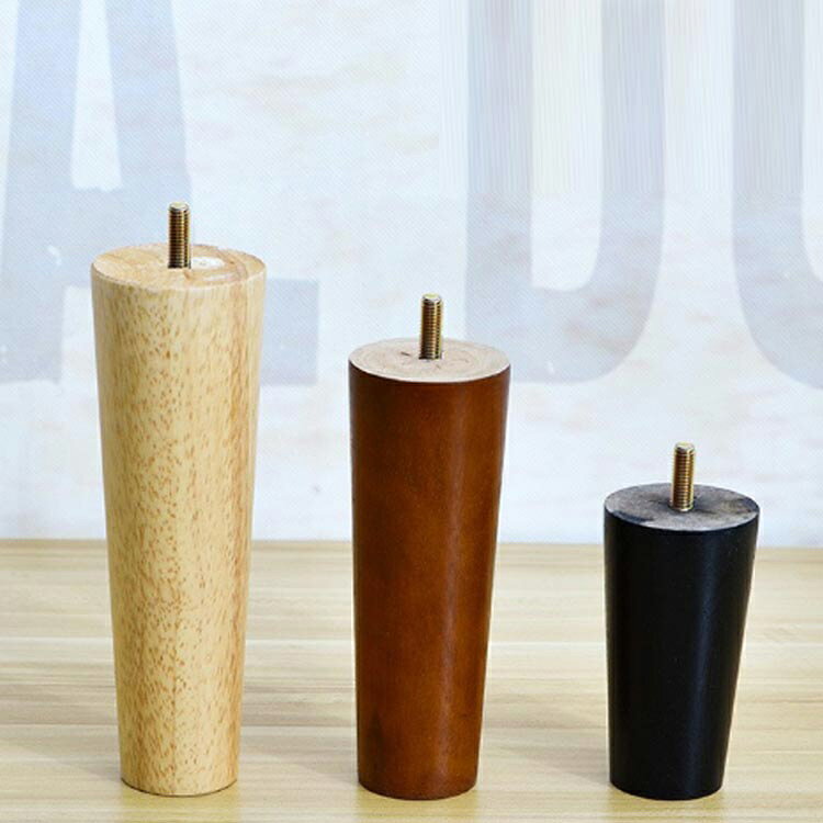 脚上げ パーツ テーブル 4本セット テーブル脚 交換用木製脚 脚 ソファー脚 4本セット オットマン ベッド脚 交換 継脚 家具脚 木製脚 木製足 [2]