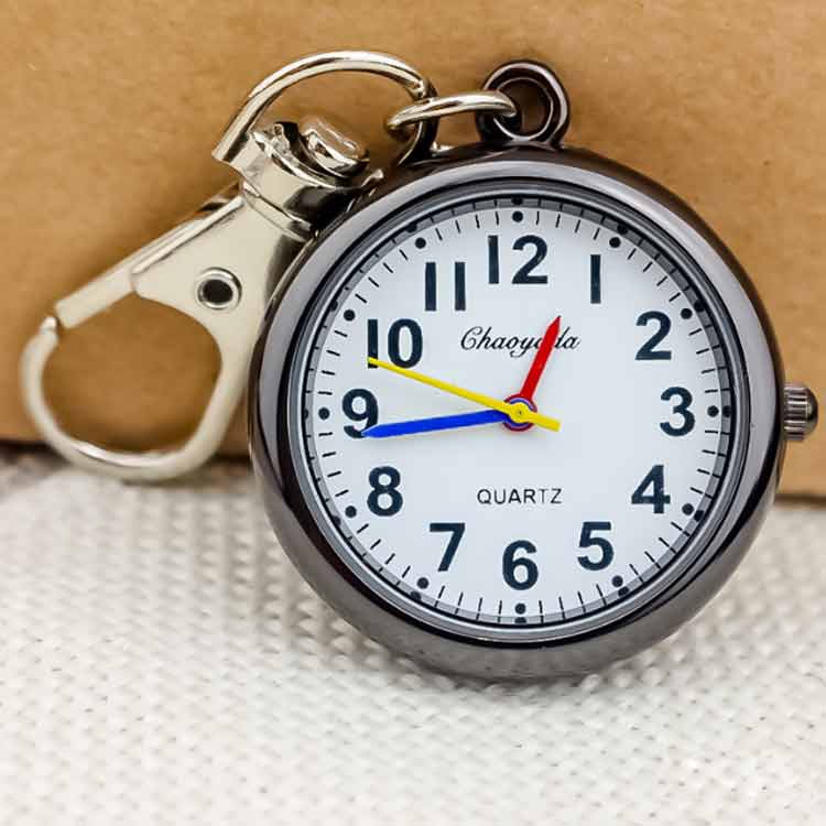 メンズ 懐中時計 かいちゅう時計 時計 ナースリー キーホルダー かわいい ピンクゴールド レディース ナース 小物 ナースグッズ 看護師 医療 ナースウォッチ 生活防水