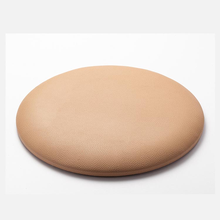 丸 椅子用 座布団 30×30 フロアクッション チェアパッド 厚さ3cm クッション 円形 おしゃれ 防水 おうち時間 丸 コンパクト 北欧 低反発 シンプル テレワーク モダン ざぶとん ウレタンクッション 疲れない 坐骨 PU [3]