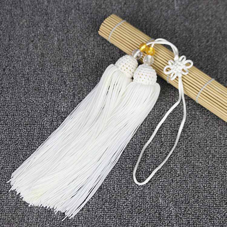 長拳 太極拳剣 ふさ 剣房 単色 全長45cm 双剣 剣 おしどり剣 剣の房 伝統拳 太極拳...