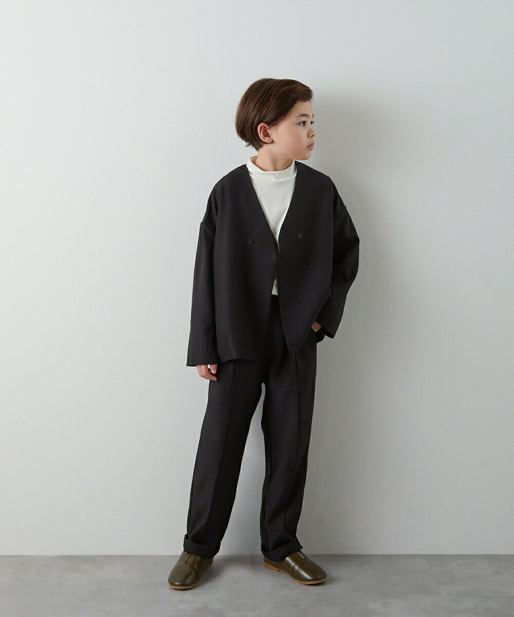 楽天市場】ノーカラー ジャケット 入学（キッズ・ベビー・マタニティ  