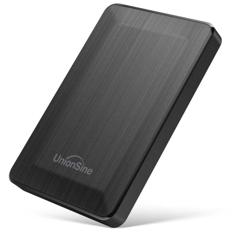 UnionSine 外付けHDD ポータブルハードディスク 1TB-18TB 3.5インチ USB3.0に対応 PC/Mac/PS4/適用 (ブラック）HD3513