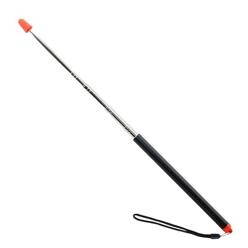 benrii指示棒 120cm 伸縮式 ポインター ハンドポインター ロングサイズ 7段階伸縮 ストラップ付き 指し..