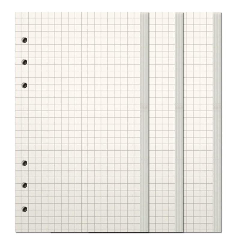 手帳リフィル システム手帳リフィル ルーズリーフ用 バインダー用 バイブル A6サイズ 横罫 ビジネス手帳 専用リーフ リフィル用紙 詰め替え用紙 厚型 A6 6穴 45枚*3冊