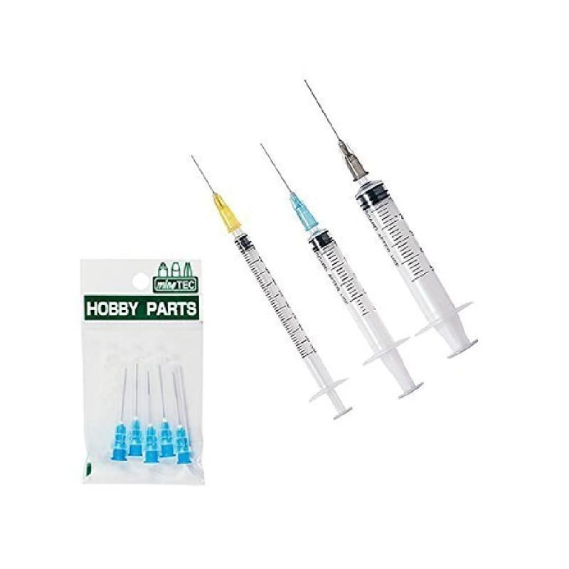 【 工作・工業用注射器 インジェクター / シリンジ &amp; 替針セット 】 《 #MMTM-20 / 3本入り・#MMHP..
