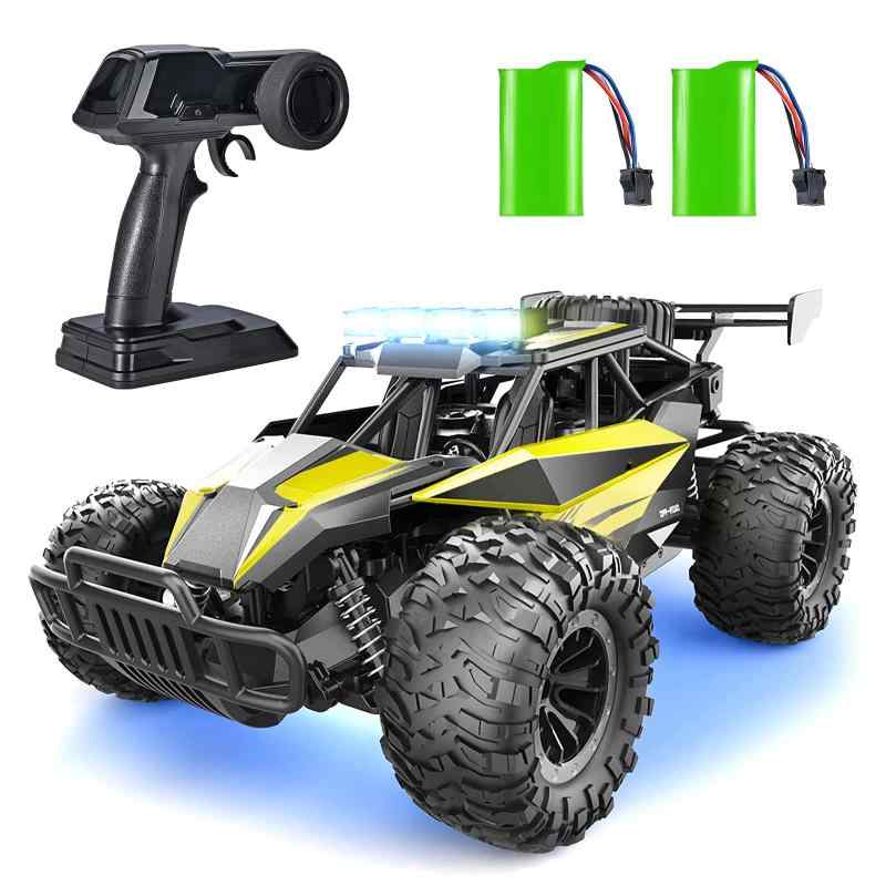 Carox ラジコン 速い ラジコンカー オフロード 高速25KM/H 1/18RCカー 充電式バッテリー2個付き 操作時..