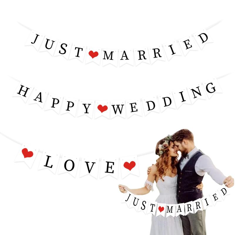 LIKENNY ガーランド 誕生日 壁飾り ウェルカムスペース 装飾 記念日 受付 前撮り 会場飾り パーティー ..