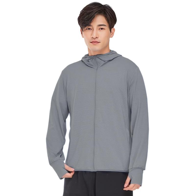 [DMFU] ラッシュガード ラッシュパーカー メンズ 夏服 UV カットパーカー 接触冷感 涼しい 軽量 通気性..
