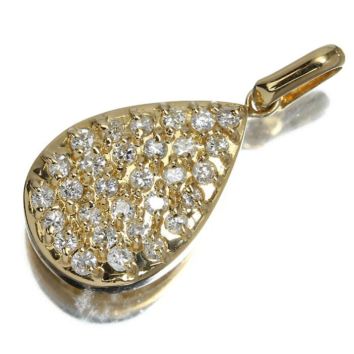 《Diamond》 上質ダイヤモンド 総計0.3ct K18 高級ペンダントヘッド ネックレス ダイヤ ジュエリー