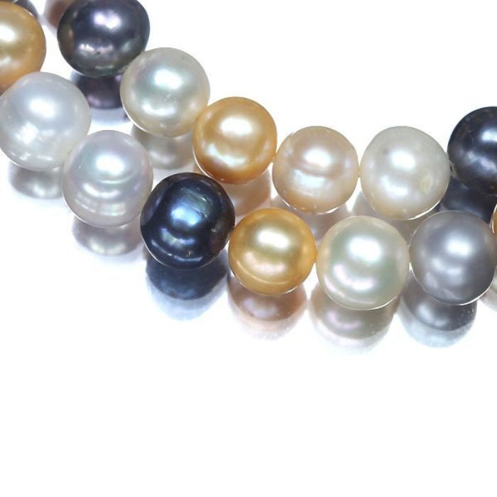 ≪Pearl≫ 艶めく豪華マルチカラー!! パール 高級ネックレス パール 真珠 ジュエリー ギフト プレゼント