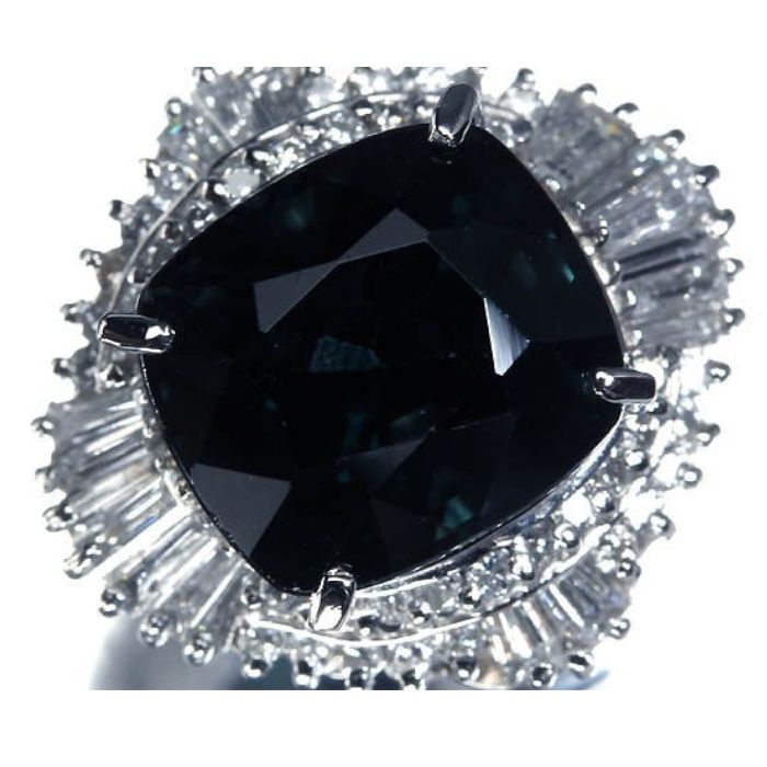Rakuten - 《Spinel》上品な色彩 スピネル 特大8.08ct! ダイヤモンド 0.92ct Pt900 超高級リング 11.5号リング 指輪 ソーティング付き