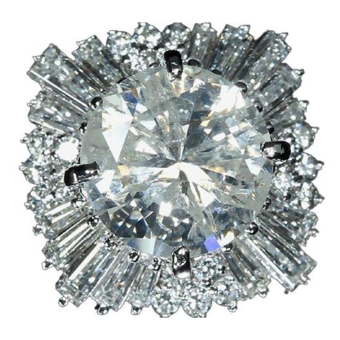 Rakuten - 《Diamond》上質ダイヤモンド 特大2.309ct 脇石ダイヤ 0.79ct Pt850 超高級リング ダイヤ 11.5号リング 指輪